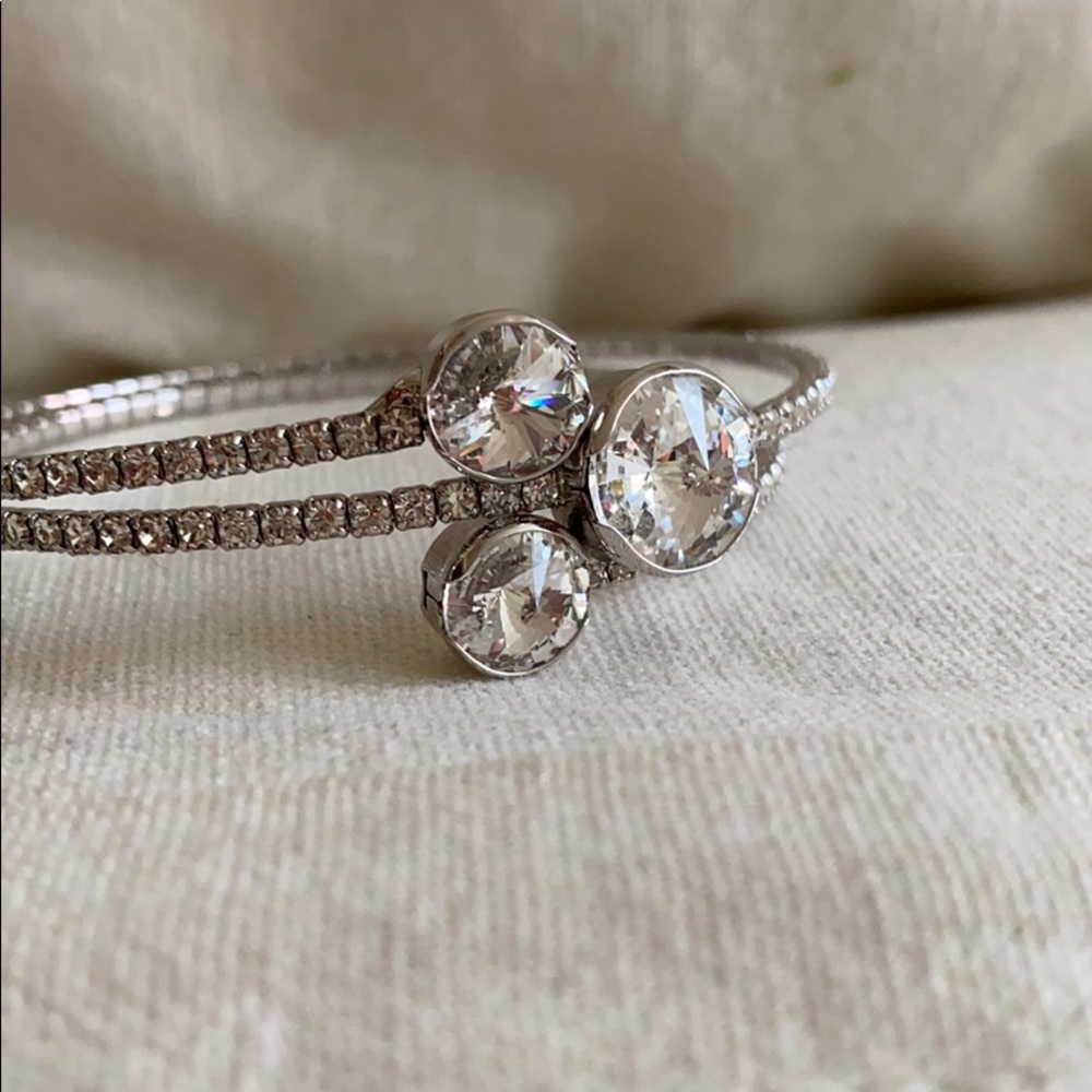 New Without Tag Two Row Flexible Wrap Bracelet - image 4